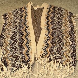 Multicolor Zigzag Patterned Women's Sweater